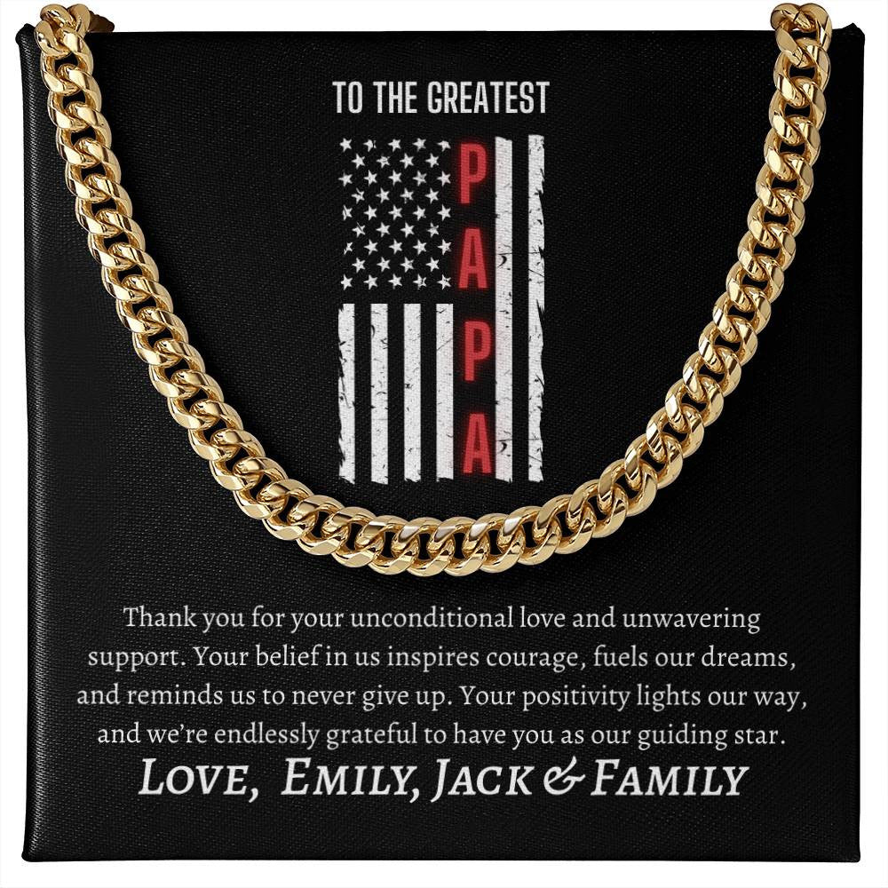 Cuban Link Chain Necklace – A Timeless Gift for the Greatest PAPA