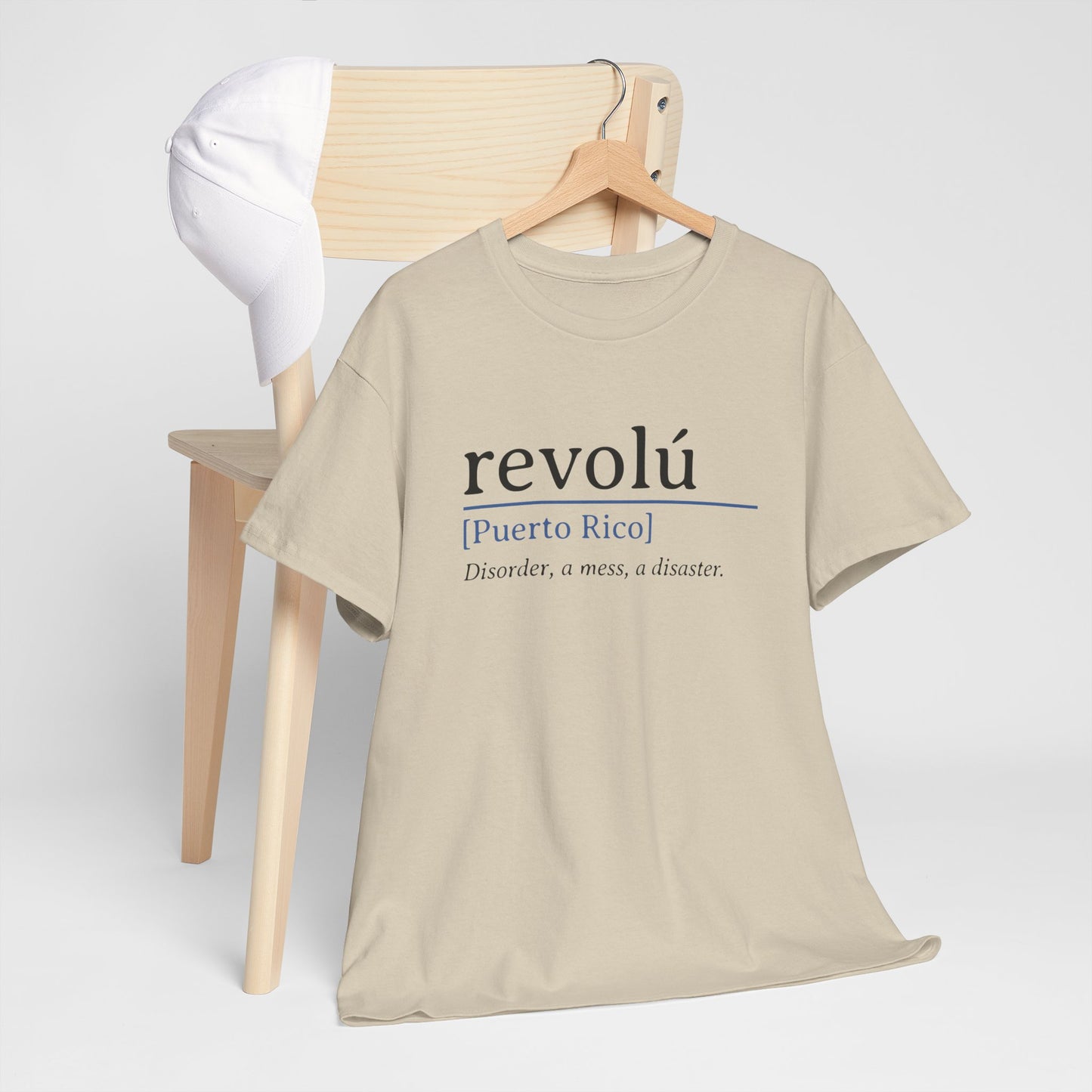 Revolú Definition Shirt Spanish Teacher T-Shirt, Puerto Rico Tee, Spanish Teacher Gifts, Taino Shirt Unisex Heavy Cotton Tee