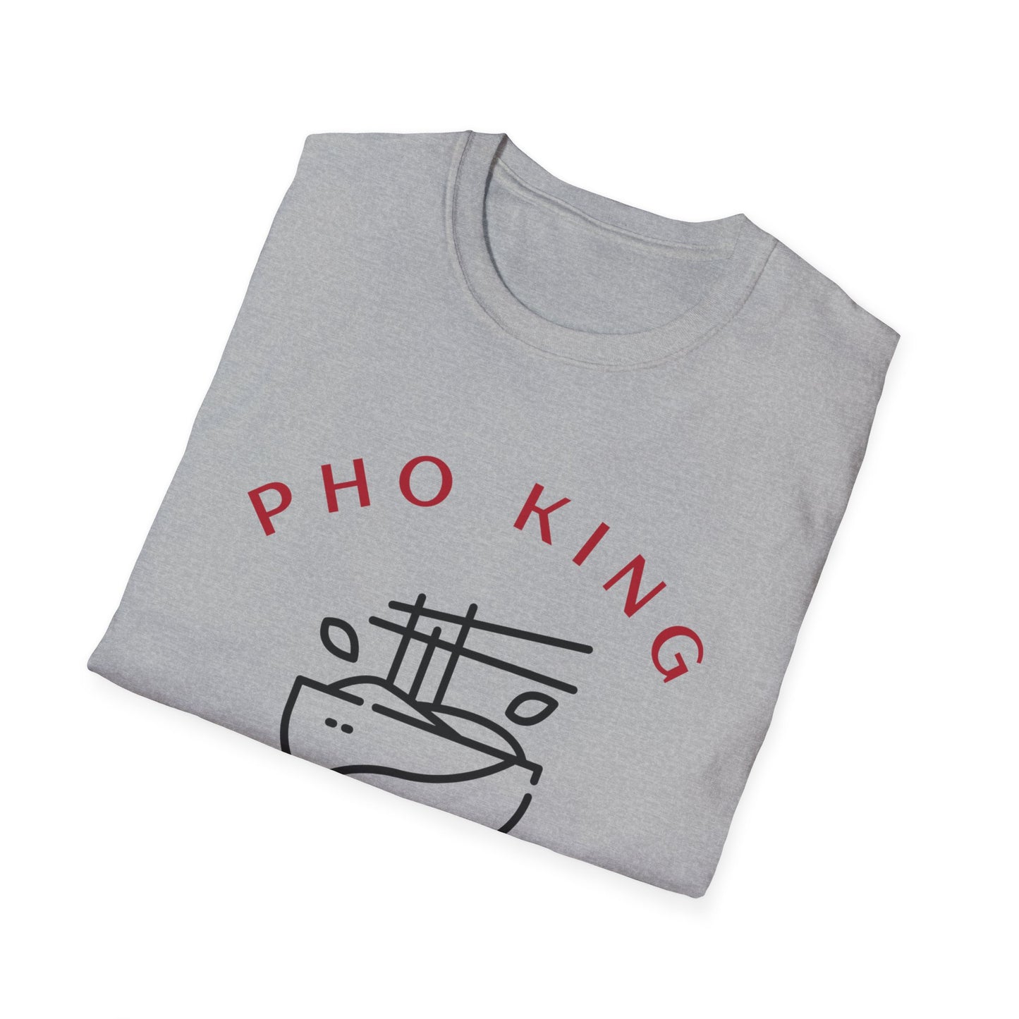 PHO KING DELICOUS | FUNNY FOOD HUMOR Unisex Softstyle T-Shirt