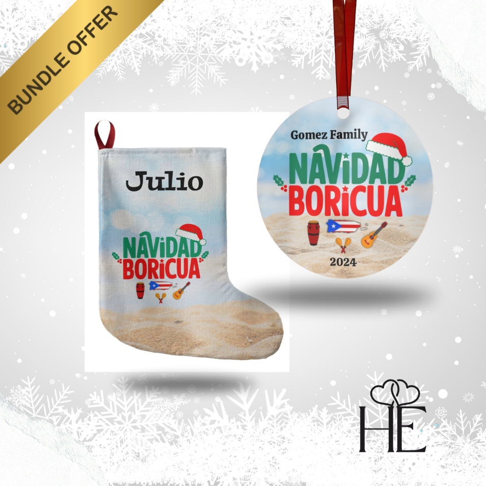 Personalized Puerto Rican Christmas Collection – NAVIDAD BORICUA | Celebrate with Island Spirit!