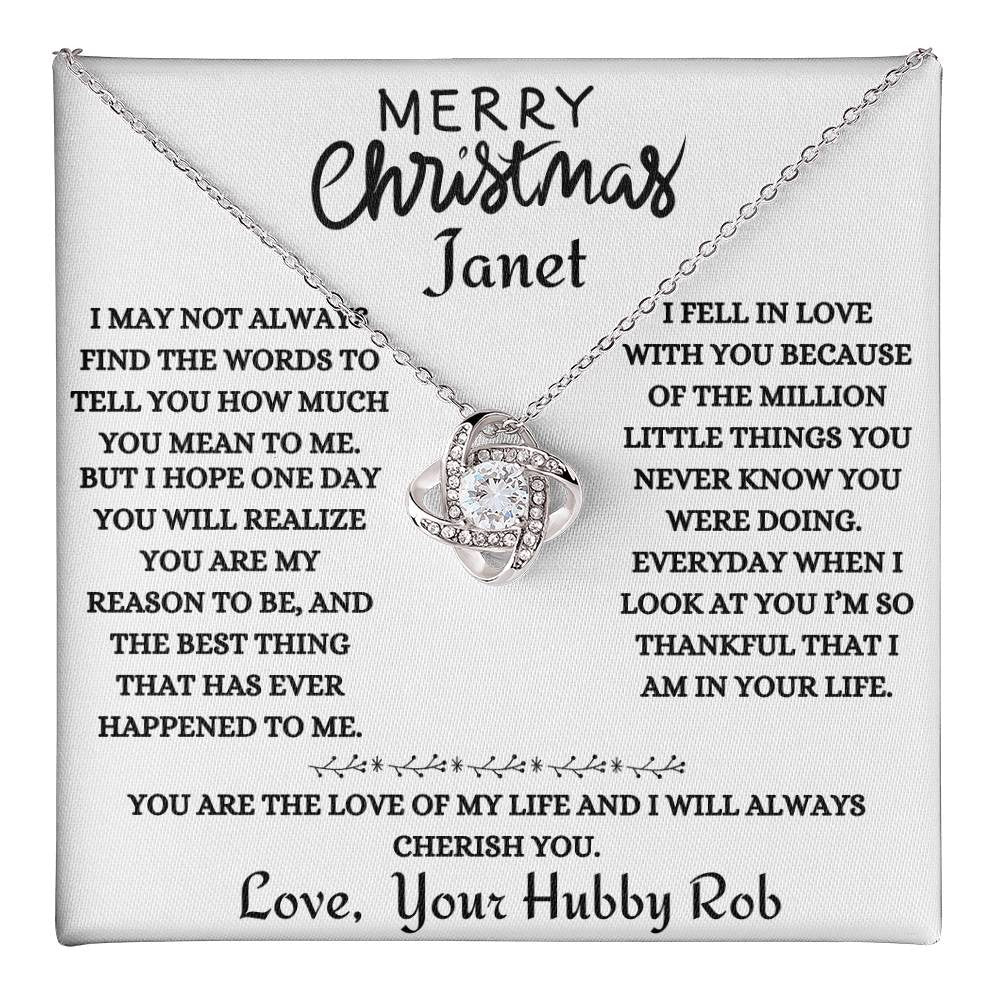 Merry Christmas to my Love | Customize for Anyone | PERSONALIZED Name and Closing |