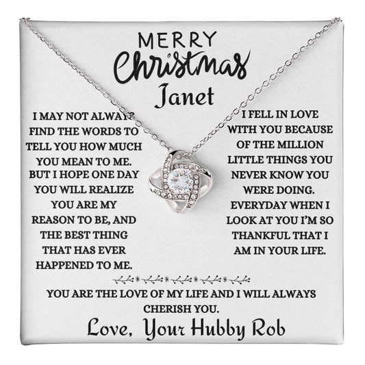 Merry Christmas to my Love | Customize for Anyone | PERSONALIZED Name and Closing |