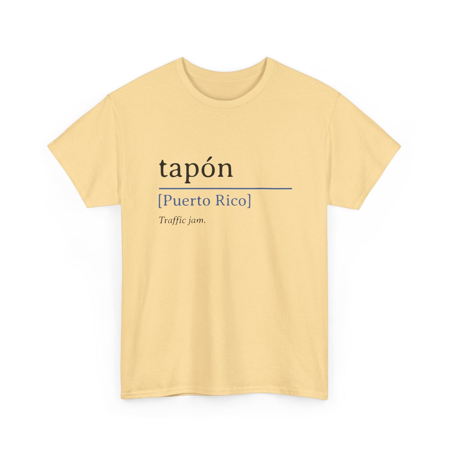 Tapón Definition Shirt | Puerto Rican Saying Tee | Unisex Heavy Cotton Tee