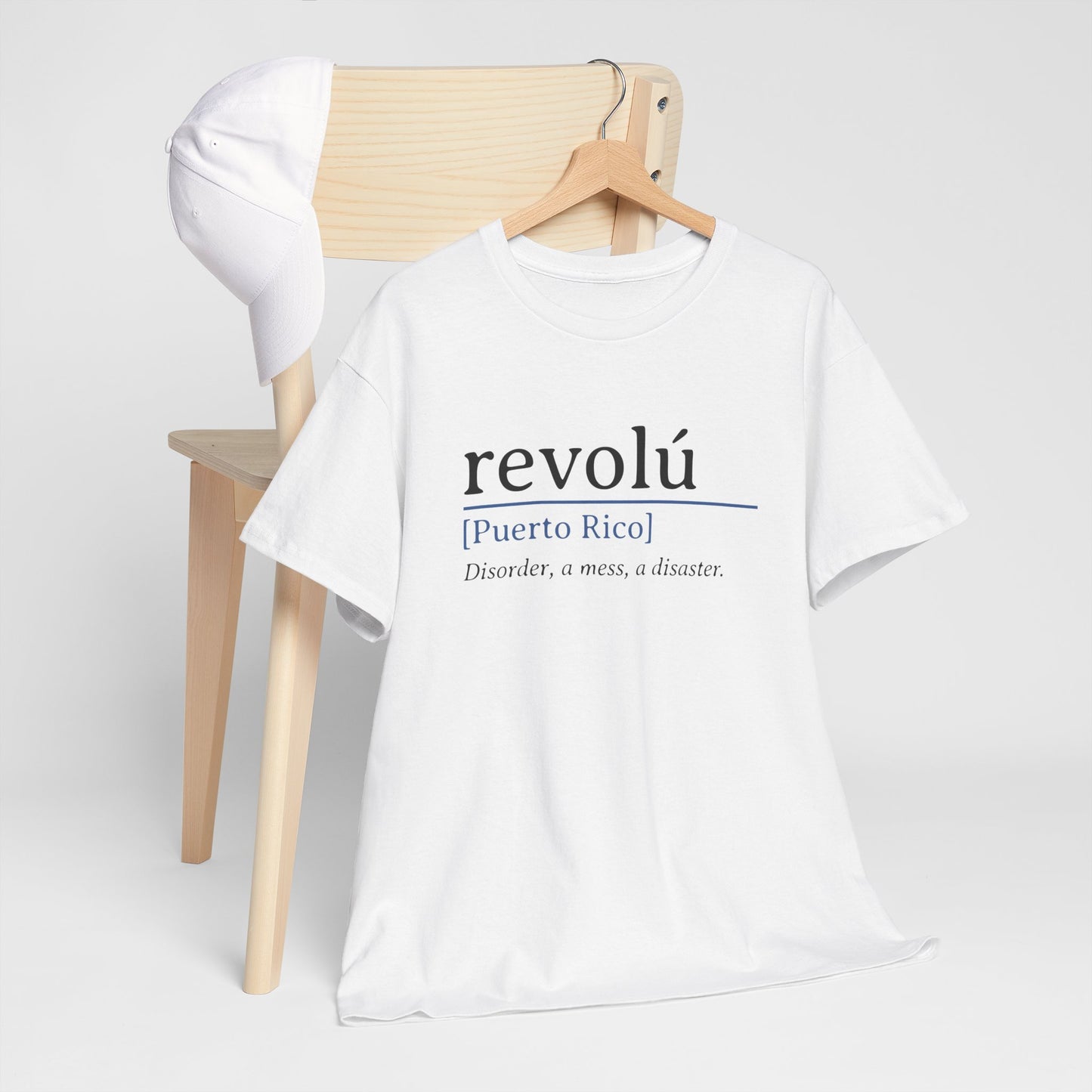 Revolú Definition Shirt Spanish Teacher T-Shirt, Puerto Rico Tee, Spanish Teacher Gifts, Taino Shirt Unisex Heavy Cotton Tee