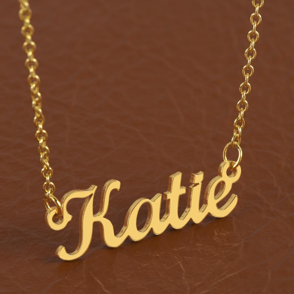 Roots of Love, Wings of Strength | Personalized Name Necklace with Personalized Message Card | Not Sold in Stores