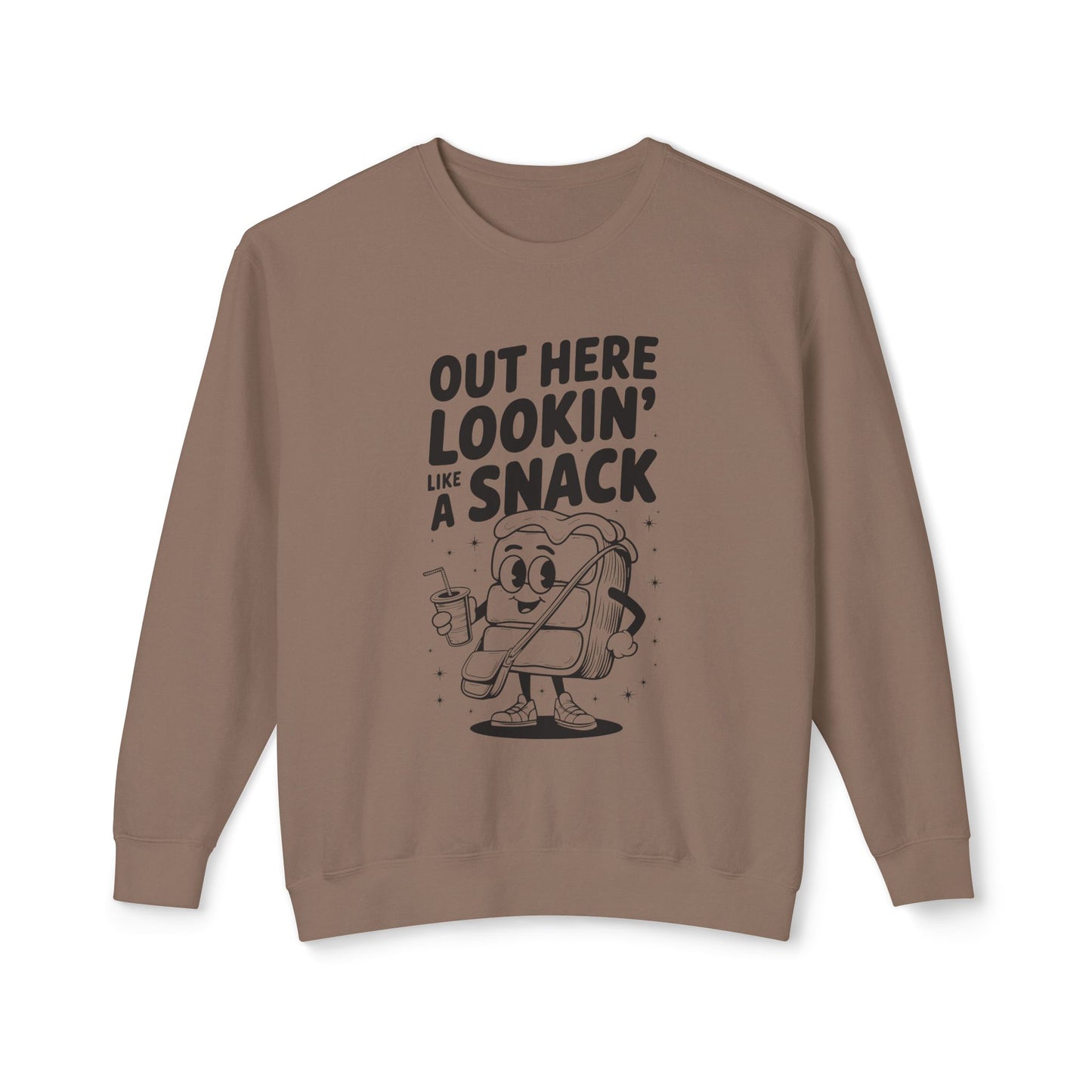 Funny Thanksgiving Crewneck Sweatshirt | Out Here Lookin' Like a Snack