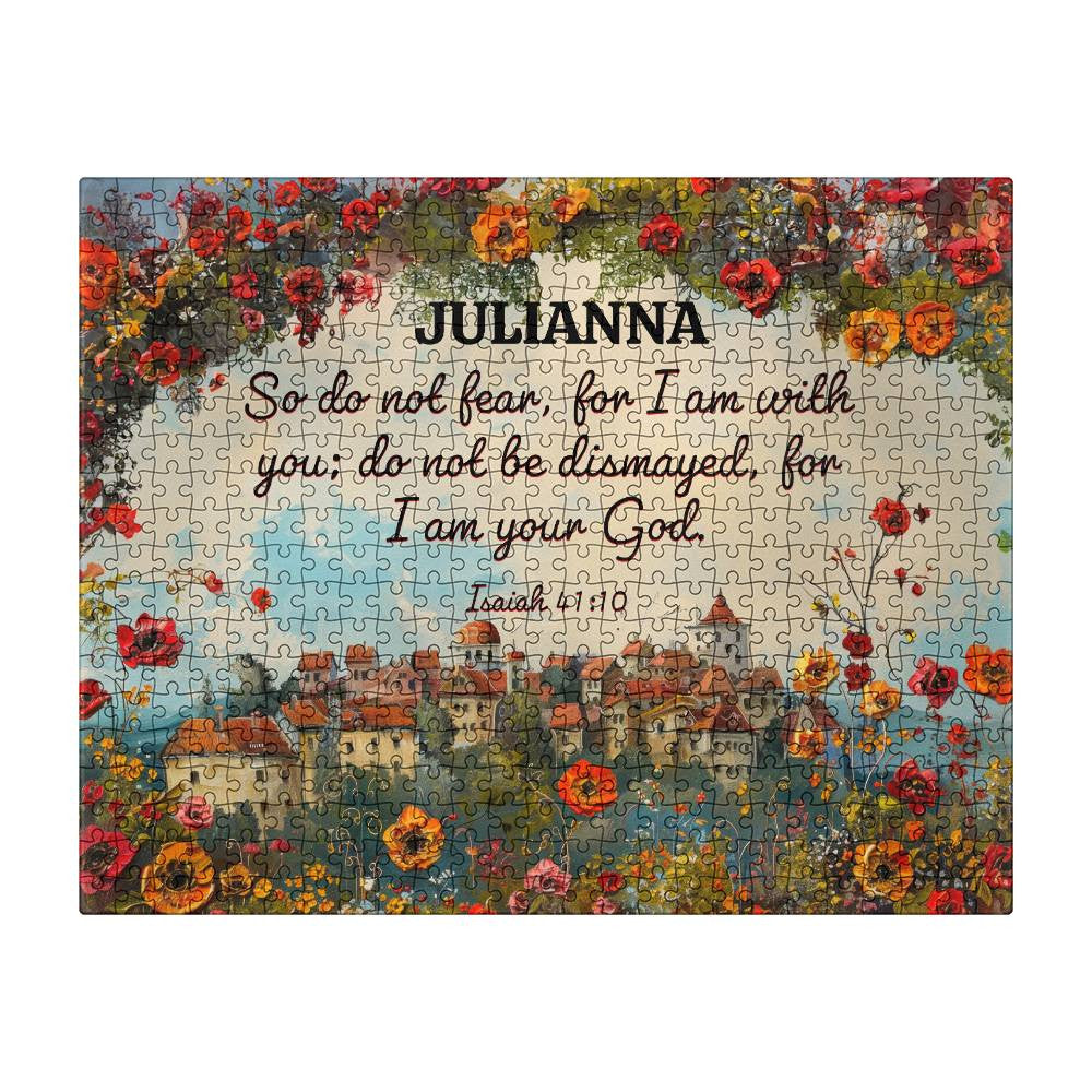 PERSONALIZED PUZZLE | SO DO NOT FEAR, FOR I AM WITH YOU | Puzzle Gift