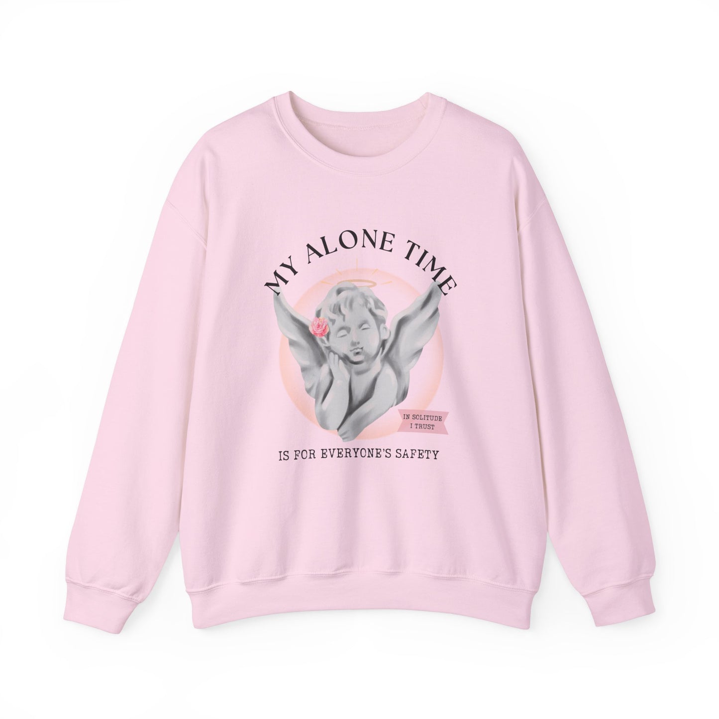 ALONE TIME ANGEL Unisex Heavy Blend™ Crewneck Sweatshirt