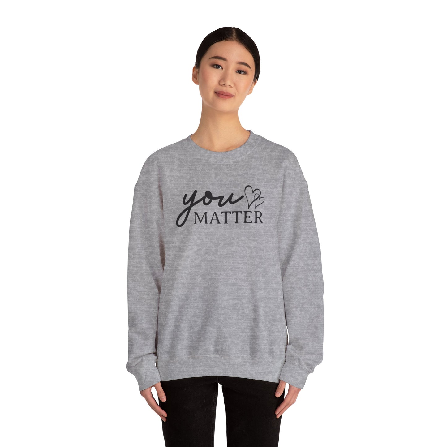 Dear Person Behind Me | You Matter | Mental Health Awareness | Unisex Heavy Blend™ Crewneck Sweatshirt