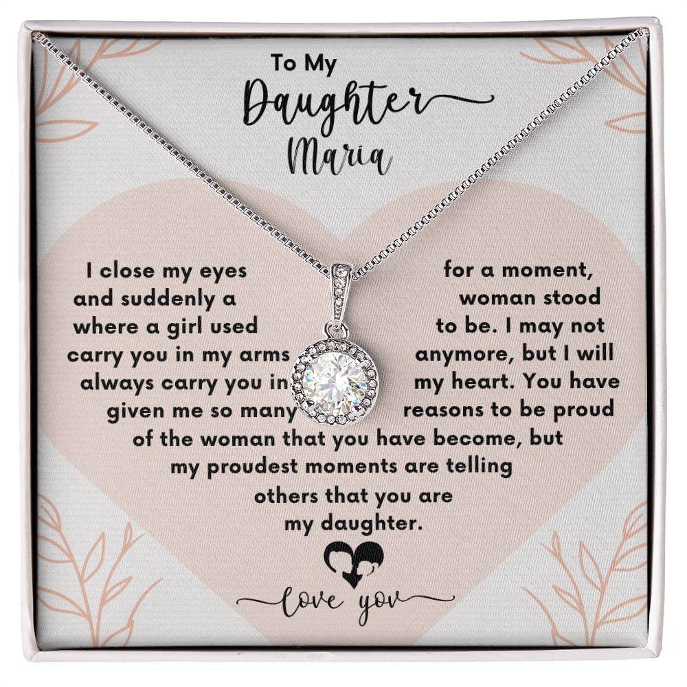 FREE PERSONALIZATION💖Timeless Elegance, Dazzling Brilliance 💖Eternal Hope Necklace |For Daughter From