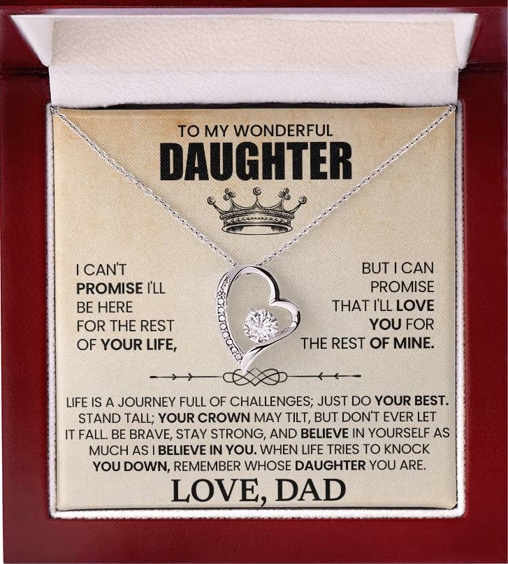 Personalized Message for Daughter | Forever Love Necklace