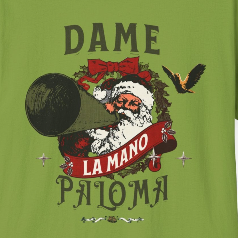 Christmas Tshirt | Dame la Mano Paloma | Puerto Rican Latino Navidad | Unisex Softstyle T-Shirt