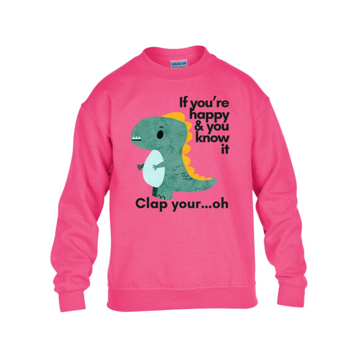 Funny T-Rex Clap Your Hands T-shirt