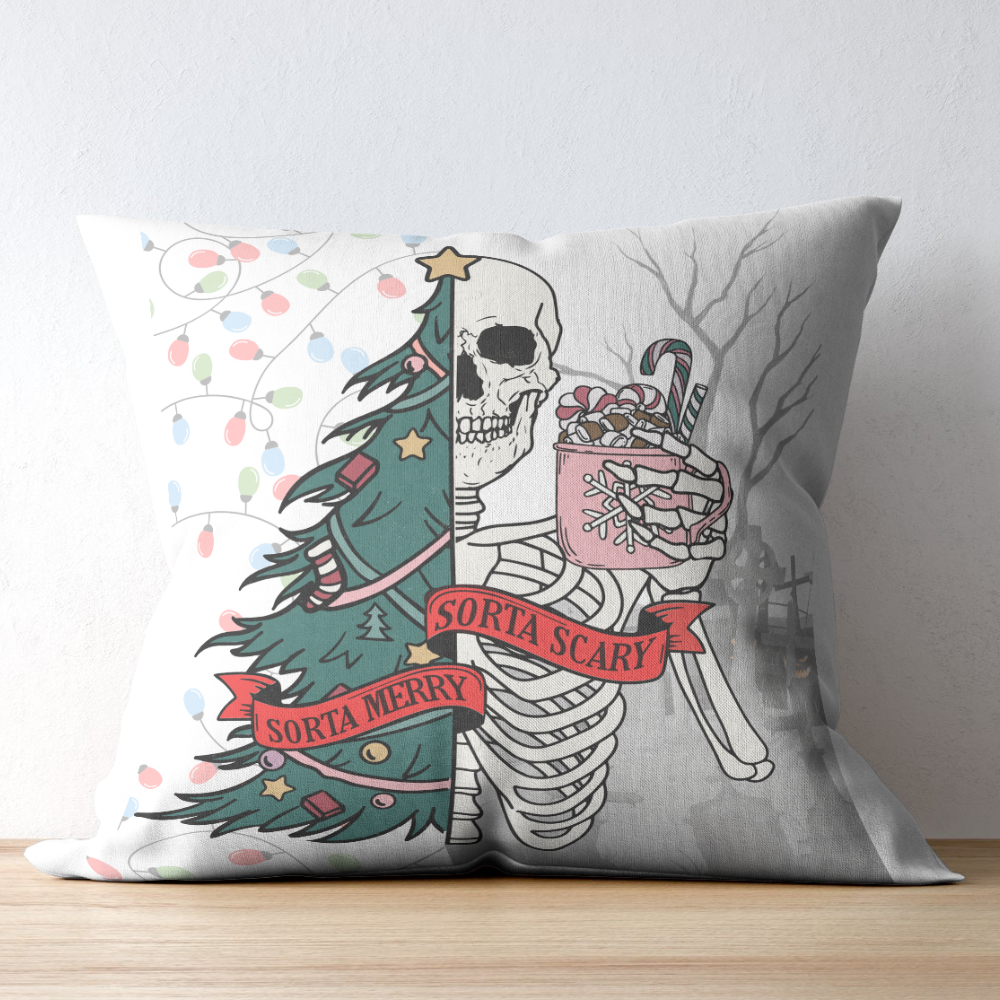 SORTA MERRY, SORTA SCARY Square Pillow Collection