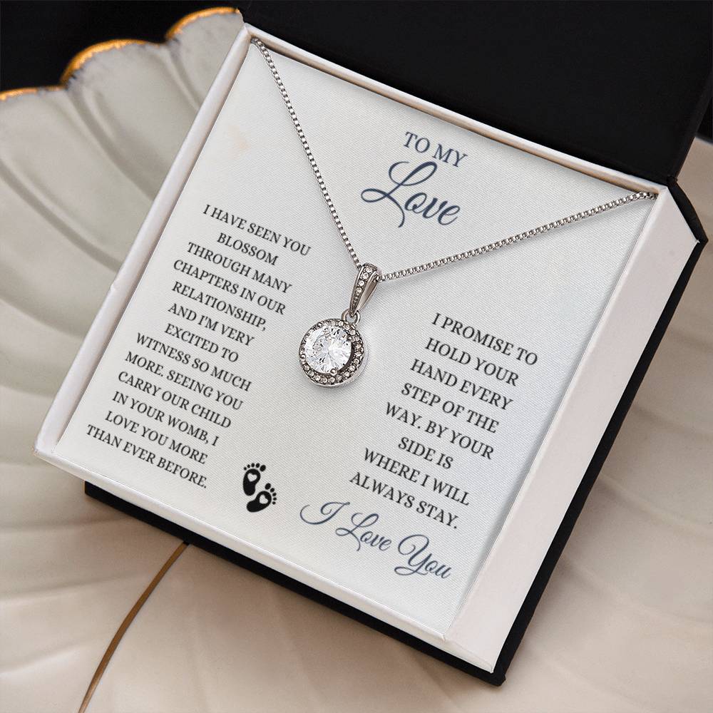 To My Love | Thank You for Our Beautiful Baby | Eternal Hope Necklace