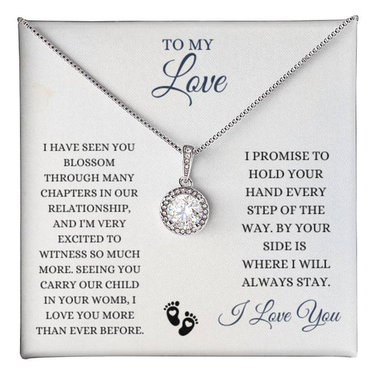 To My Love | Thank You for Our Beautiful Baby | Eternal Hope Necklace