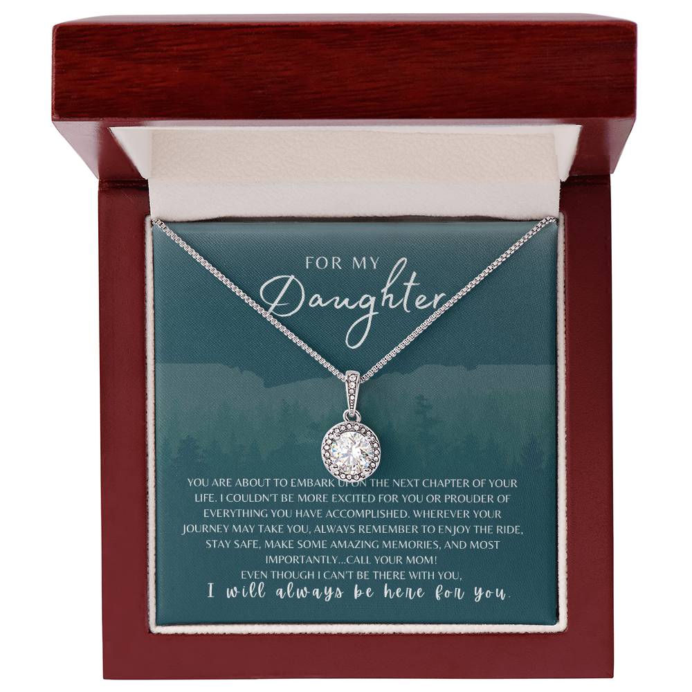 For My Daughter From Mom | Encouragement | Words of Wisdom | Next Journey | New School College | Best Selling Necklace