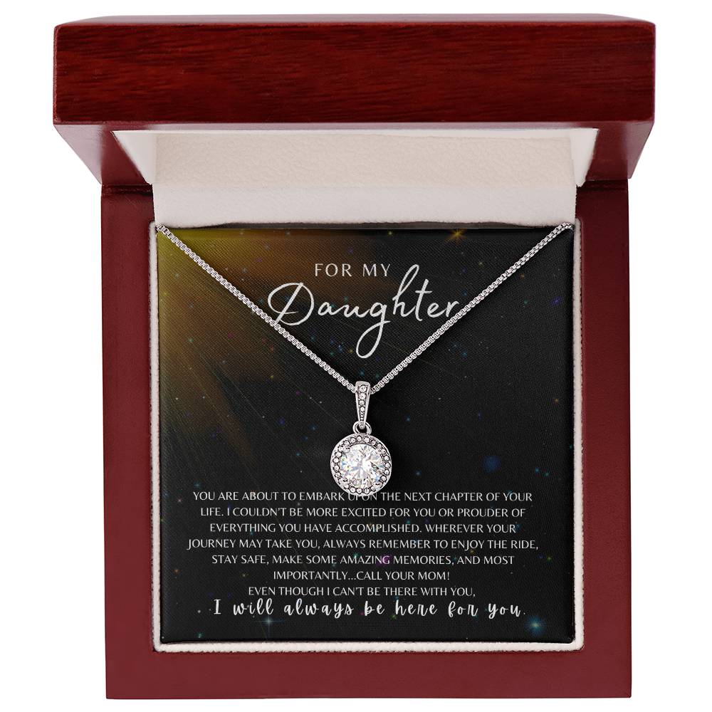 For My Daughter From Mom | Encouragement | Words of Wisdom | Next Journey | New School College | Best Selling Necklace