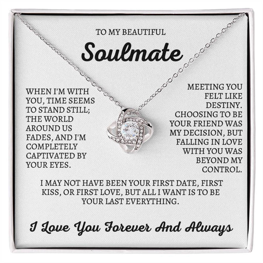 Soulmate | Time Stands Still | Forever Love Necklace