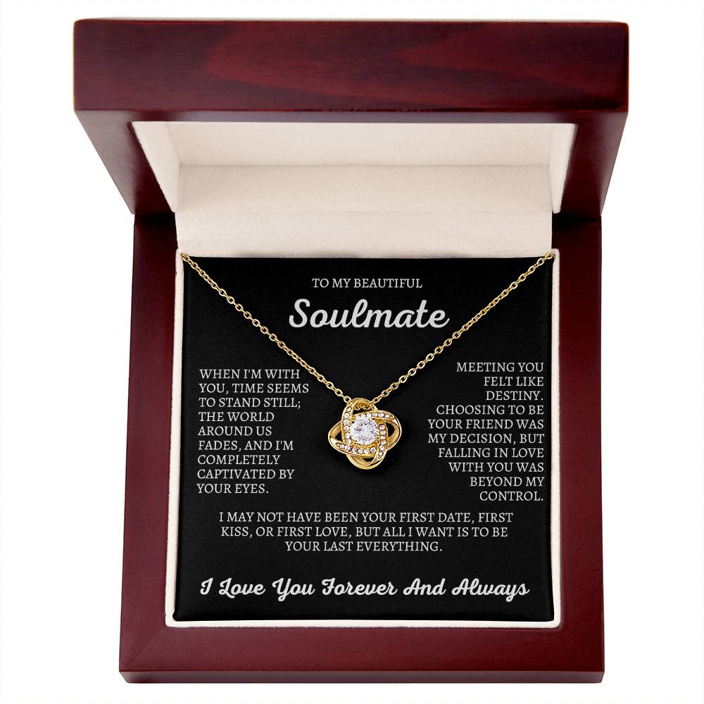 Soulmate | Time Stands Still | Love Knot Necklace