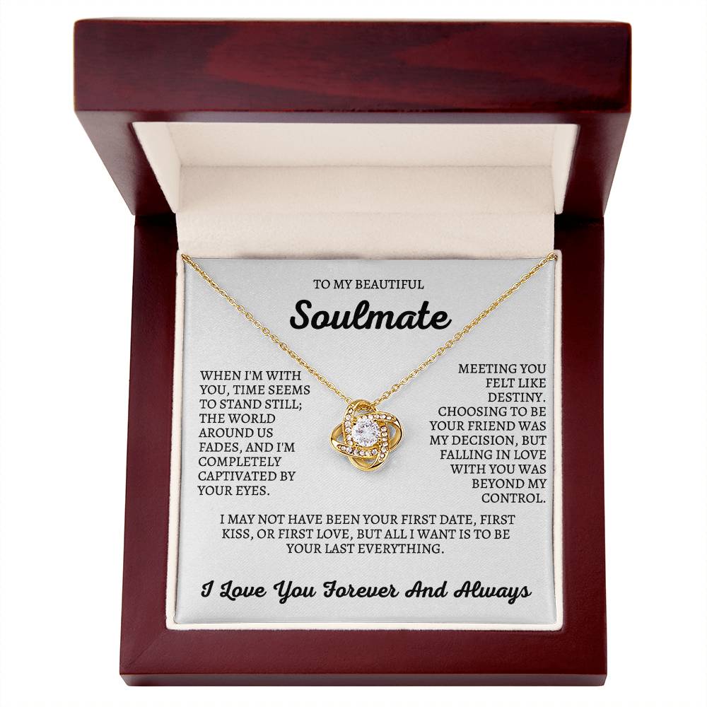 Soulmate | Time Stands Still | Forever Love Necklace