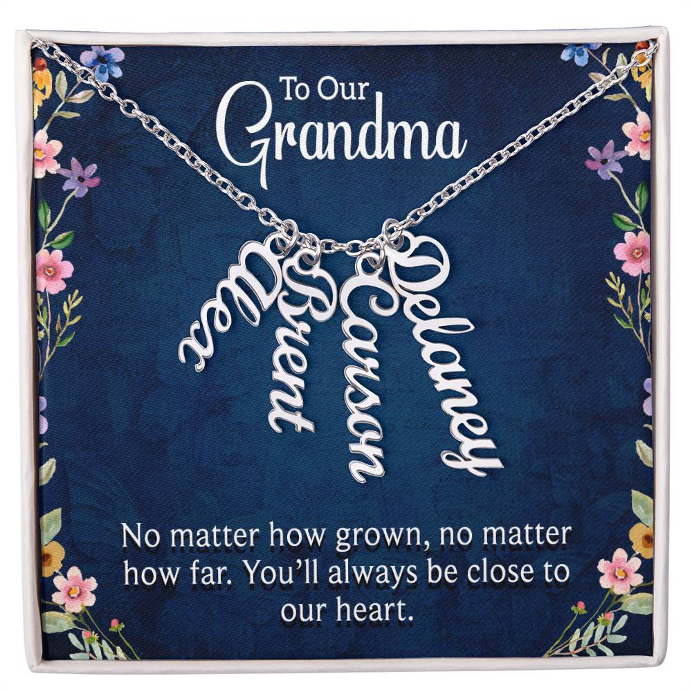 To Grandma | Close to Our Heart | Personalized Multiple-Name Necklace