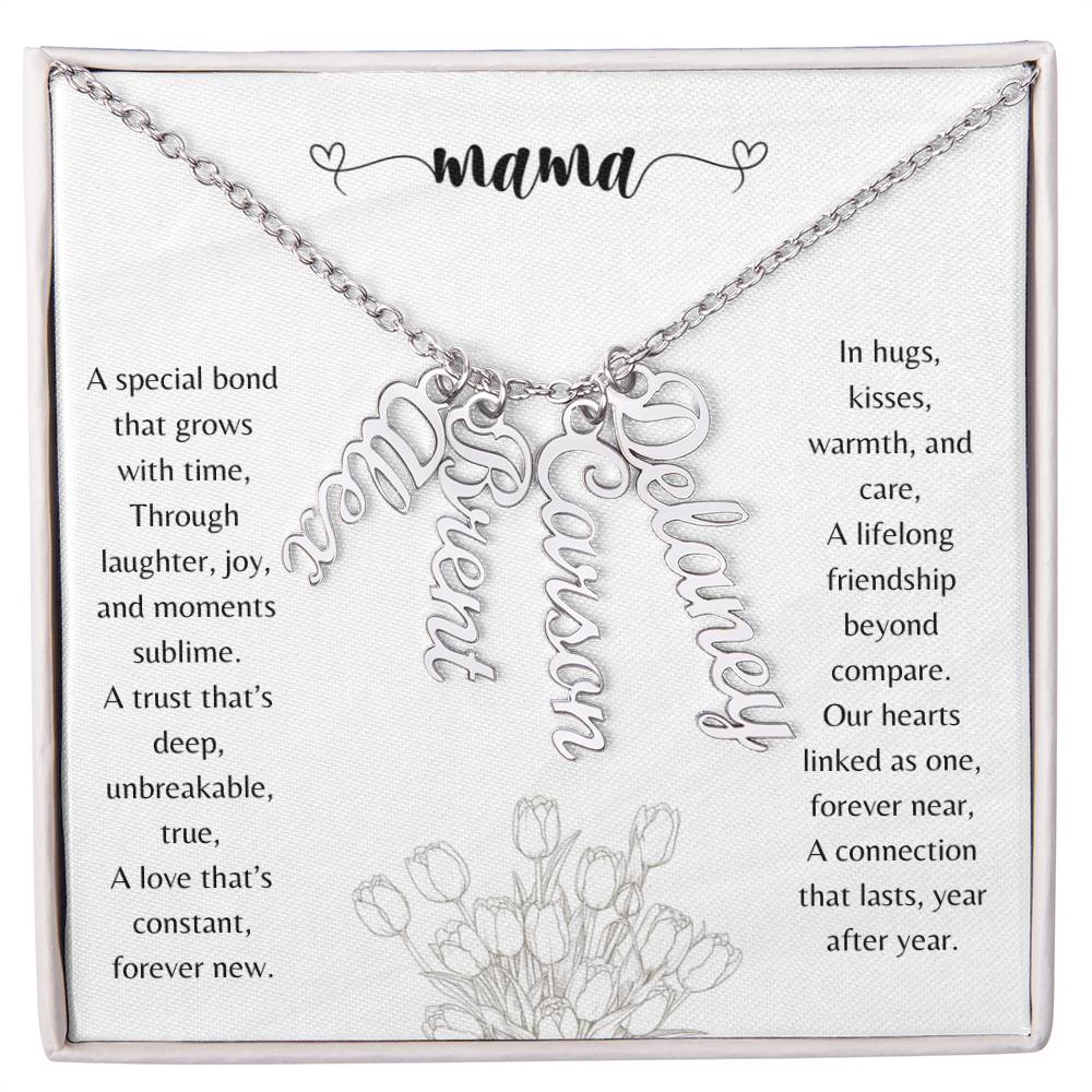 To Mama Personalized Name Necklace | Choose up to 4 names