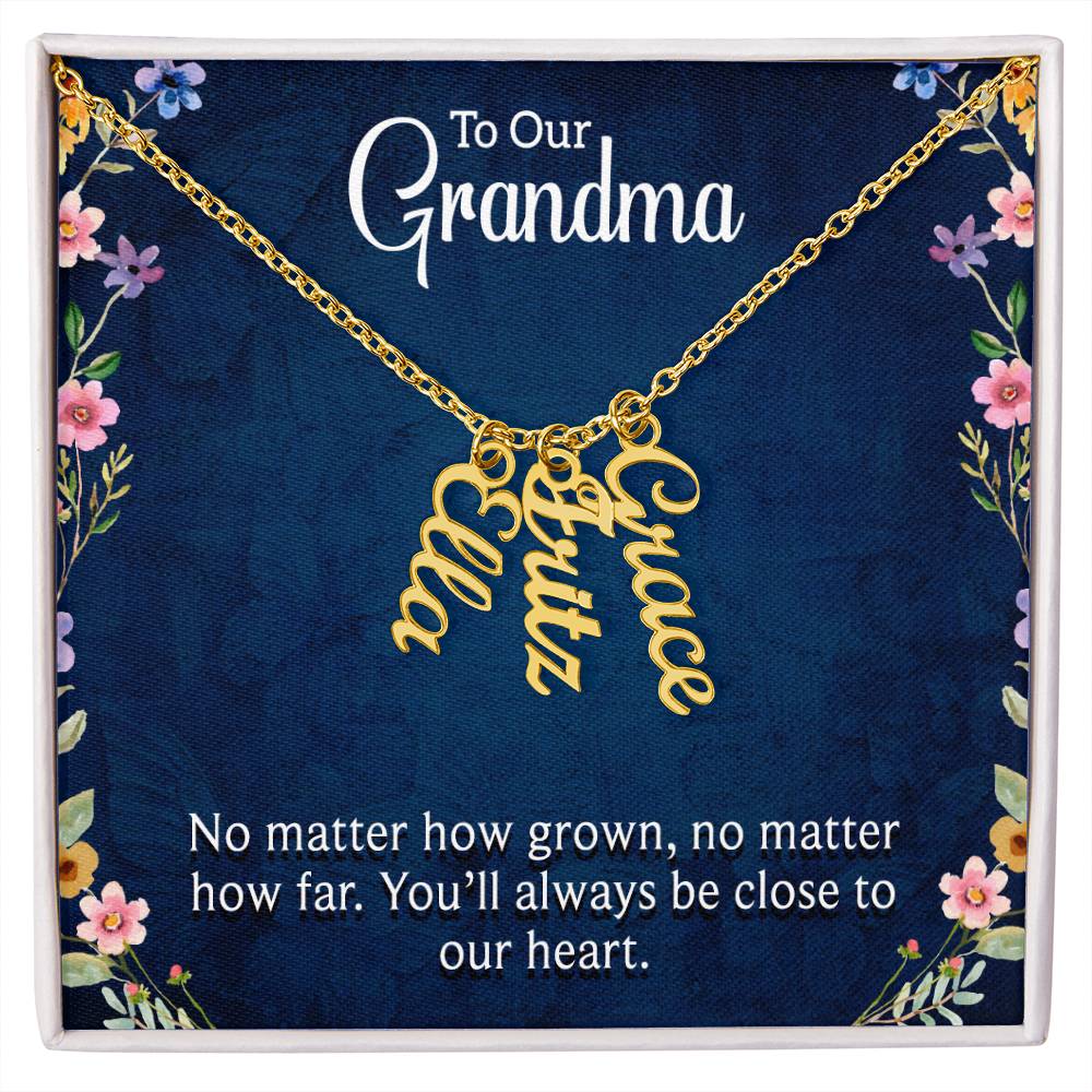 To Grandma | Close to Our Heart | Personalized Multiple-Name Necklace