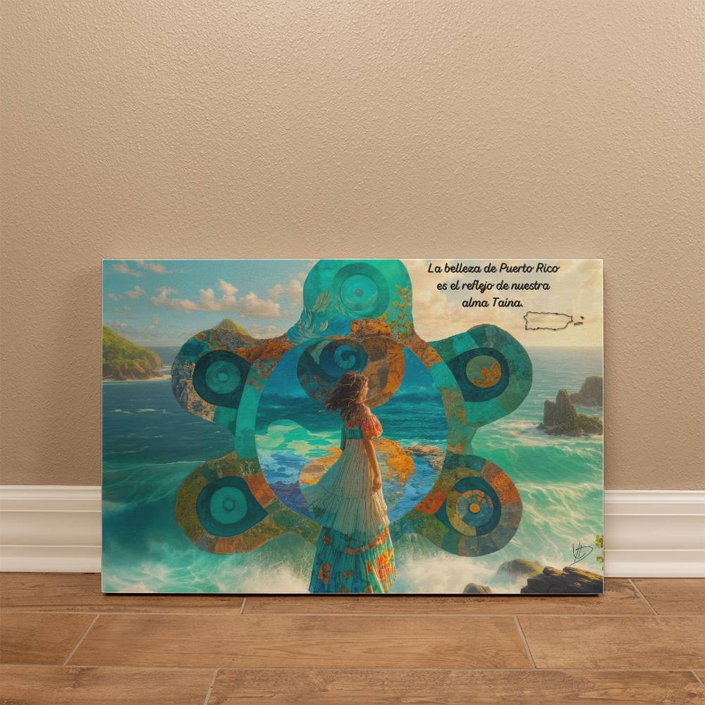 Soul of Puerto Rico: Taino-Inspired AI Art Canvas