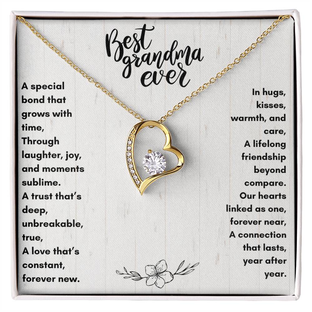 The Best Grandma Forever Love Necklace