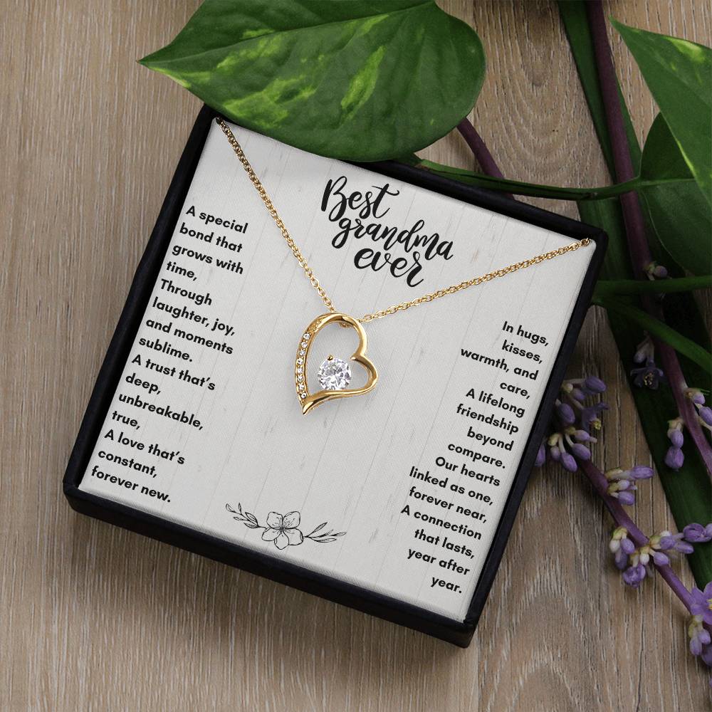 The Best Grandma Forever Love Necklace