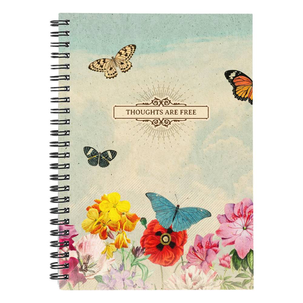 Thoughts are Free Spiral Notebook