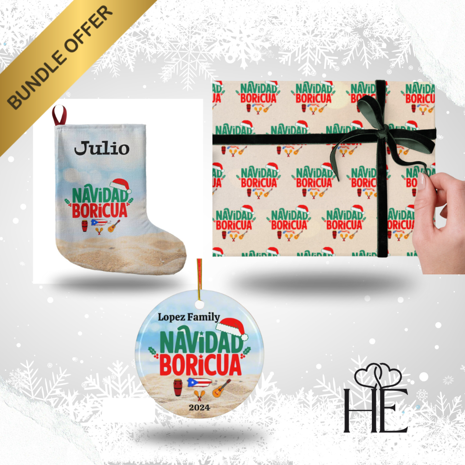 Personalized Puerto Rican Christmas Collection – NAVIDAD BORICUA | Celebrate with Island Spirit!