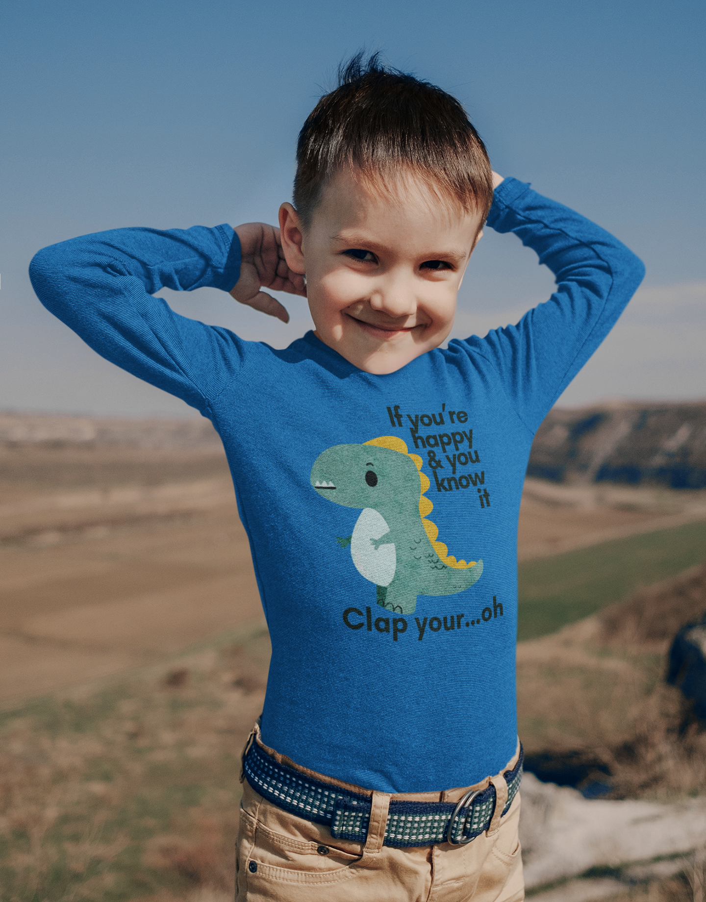 Funny T-Rex Clap Your Hands T-shirt