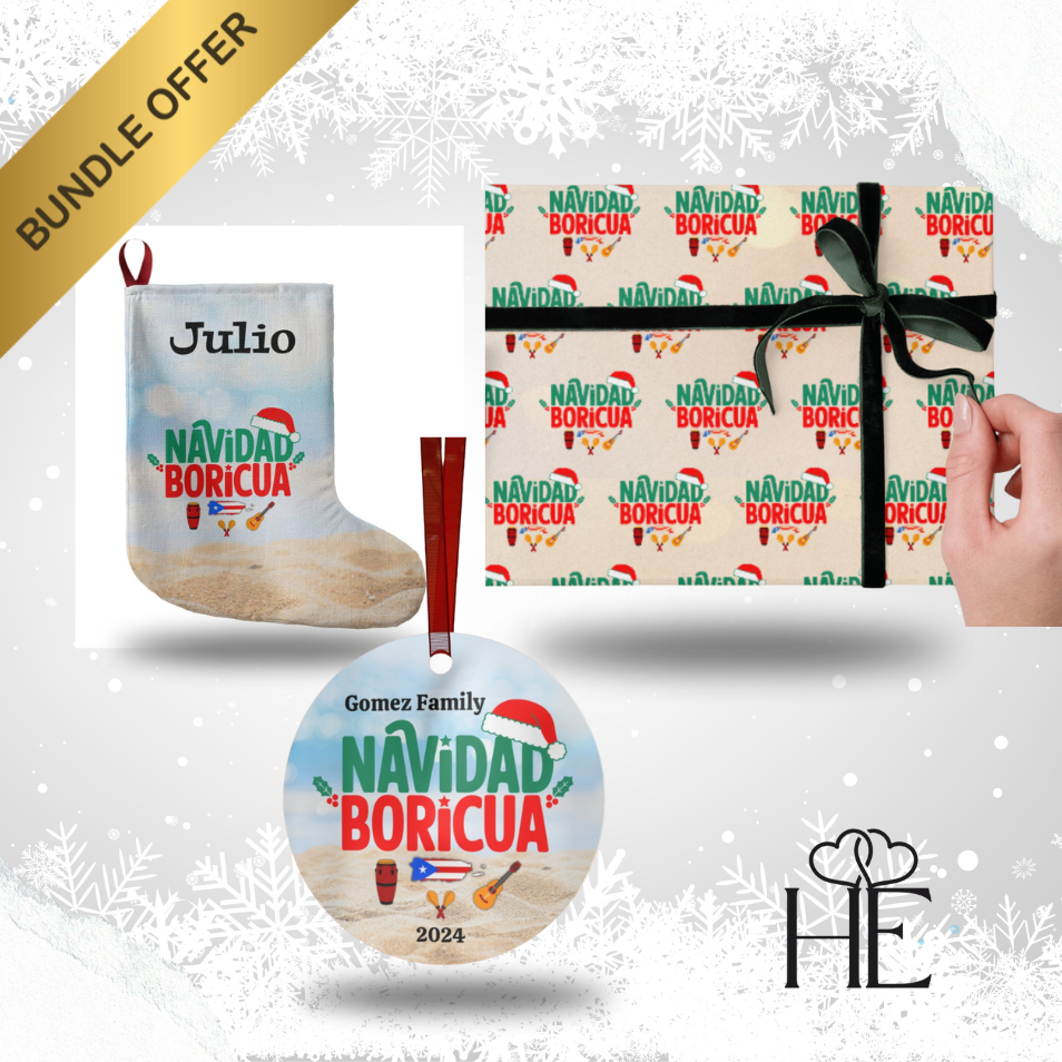 Personalized Puerto Rican Christmas Collection – NAVIDAD BORICUA | Celebrate with Island Spirit!