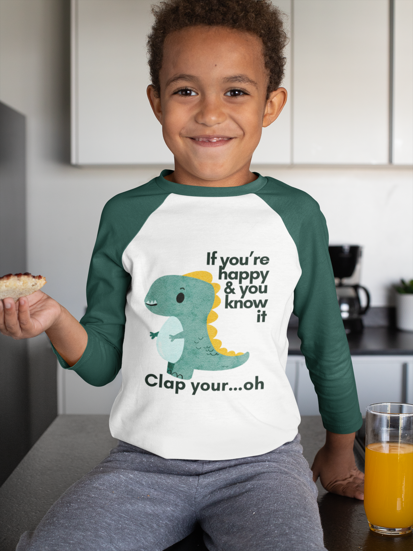 Funny T-Rex Clap Your Hands T-shirt