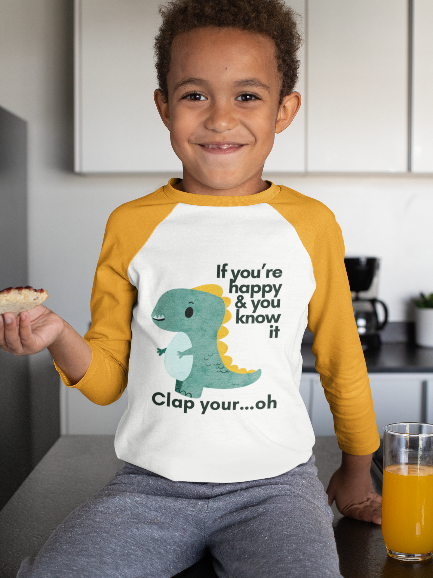 Funny T-Rex Clap Your Hands T-shirt