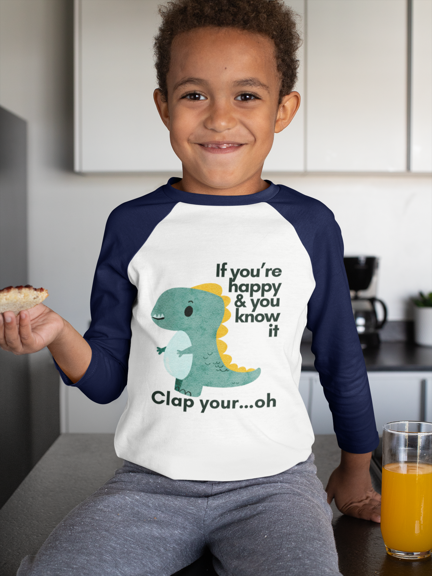 Funny T-Rex Clap Your Hands T-shirt