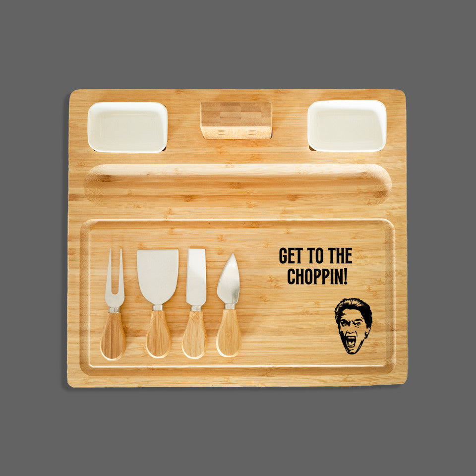 Get to the Choppin! | Funny Charcuterie Board | Arnold | Movie Humor