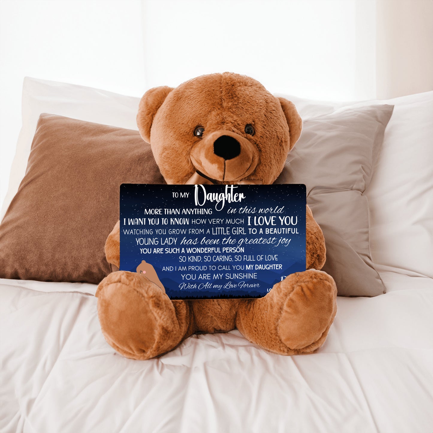 From Dad To Daughter | Teddy Bear with Loving Message