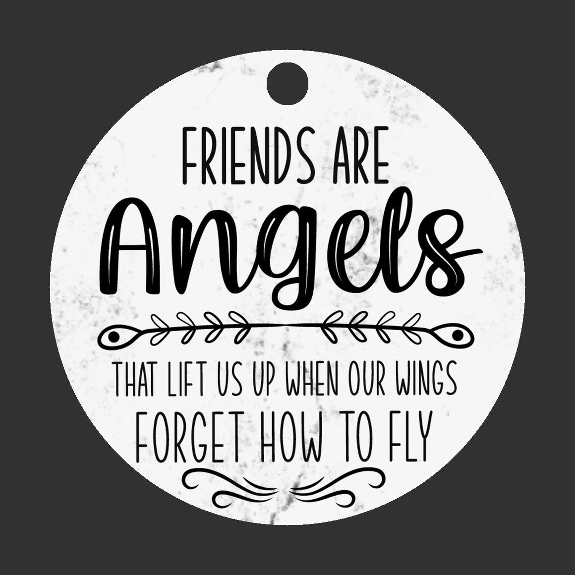 Friends are Angels Ornament