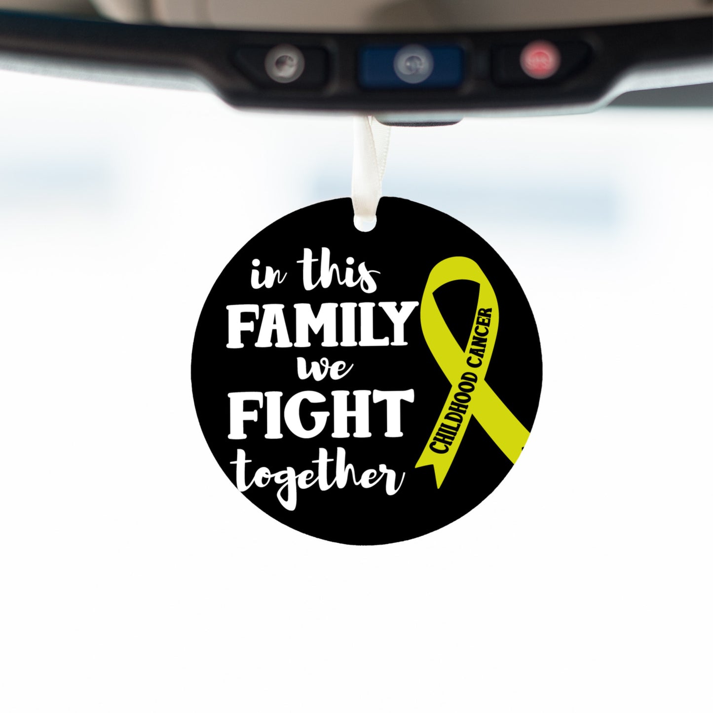 Fight Childhood Cancer Ribbon Ornament