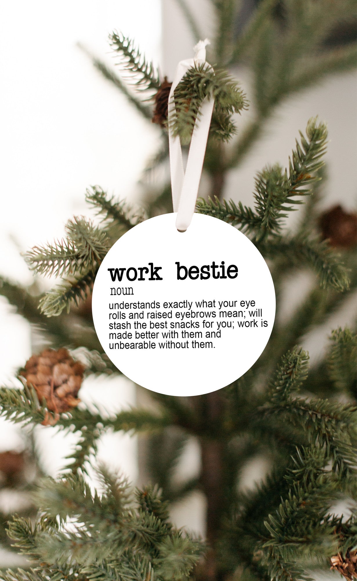 Work Bestie Ornament