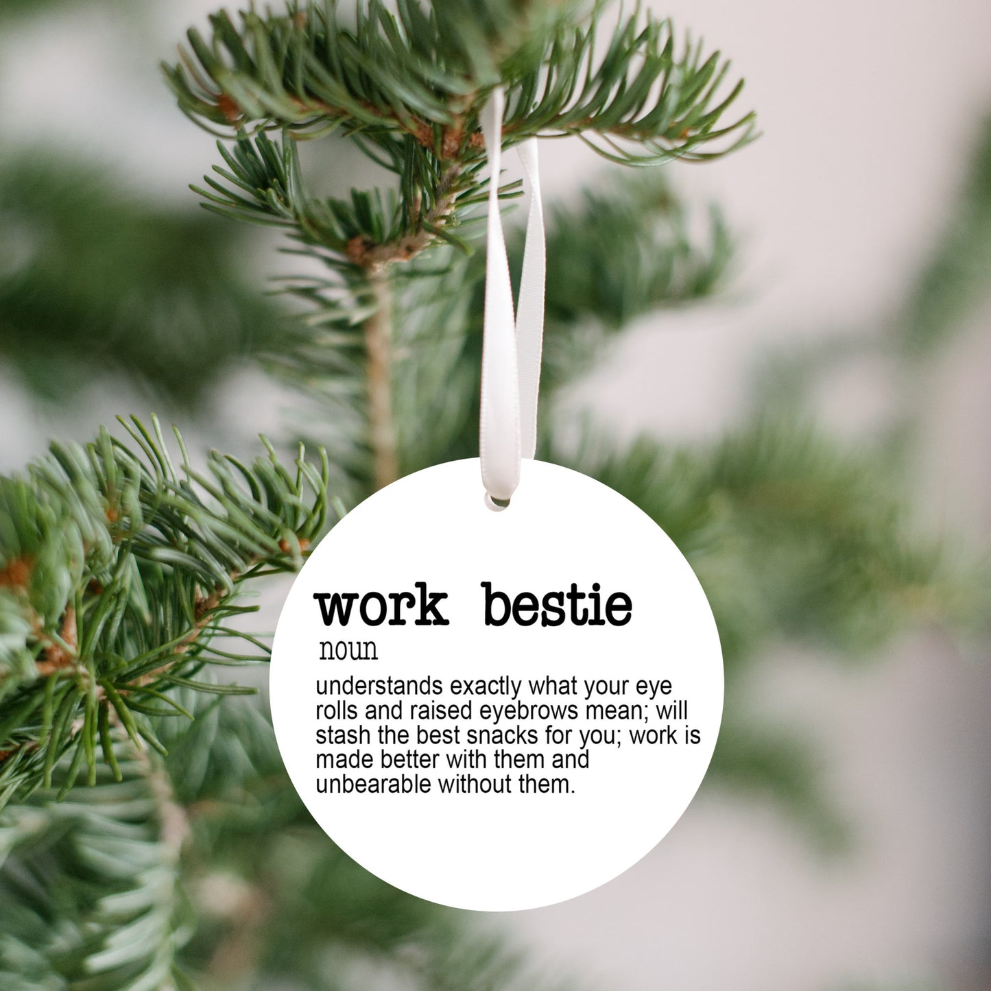 Work Bestie Ornament