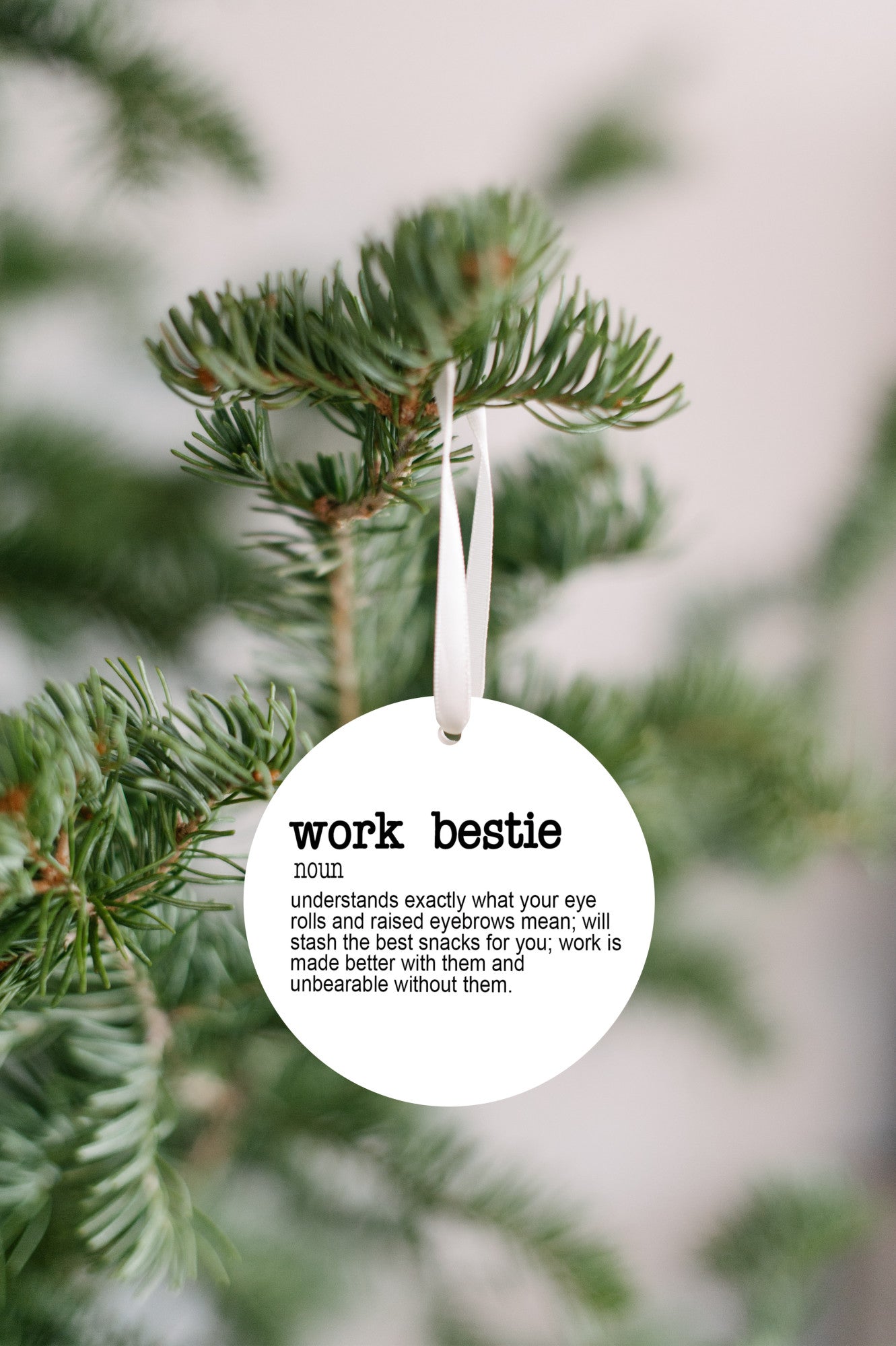 Work Bestie Ornament