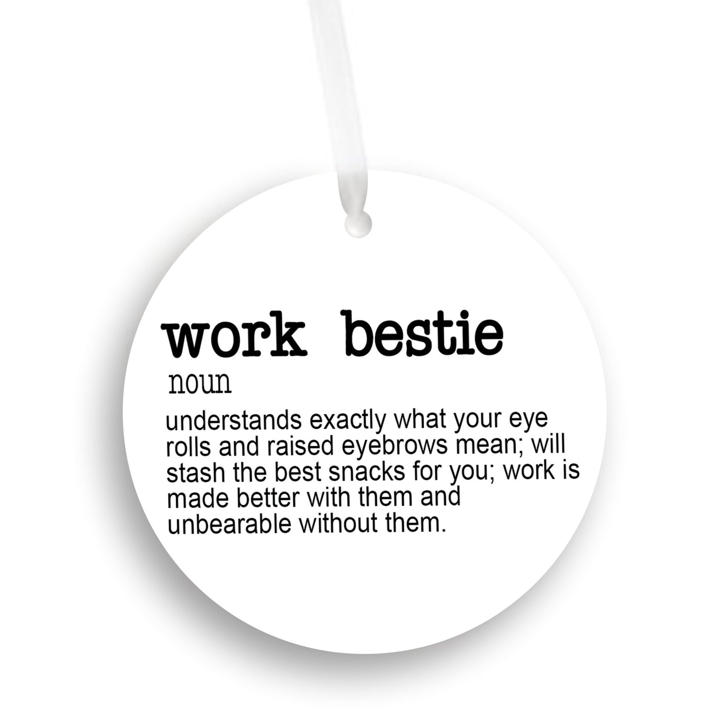 Work Bestie Ornament