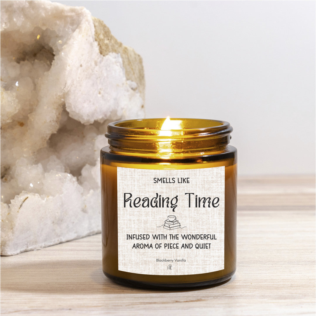 Reading Time Candle Gift | Perfect for Book Lovers | Christmas Gift Birthday Gift