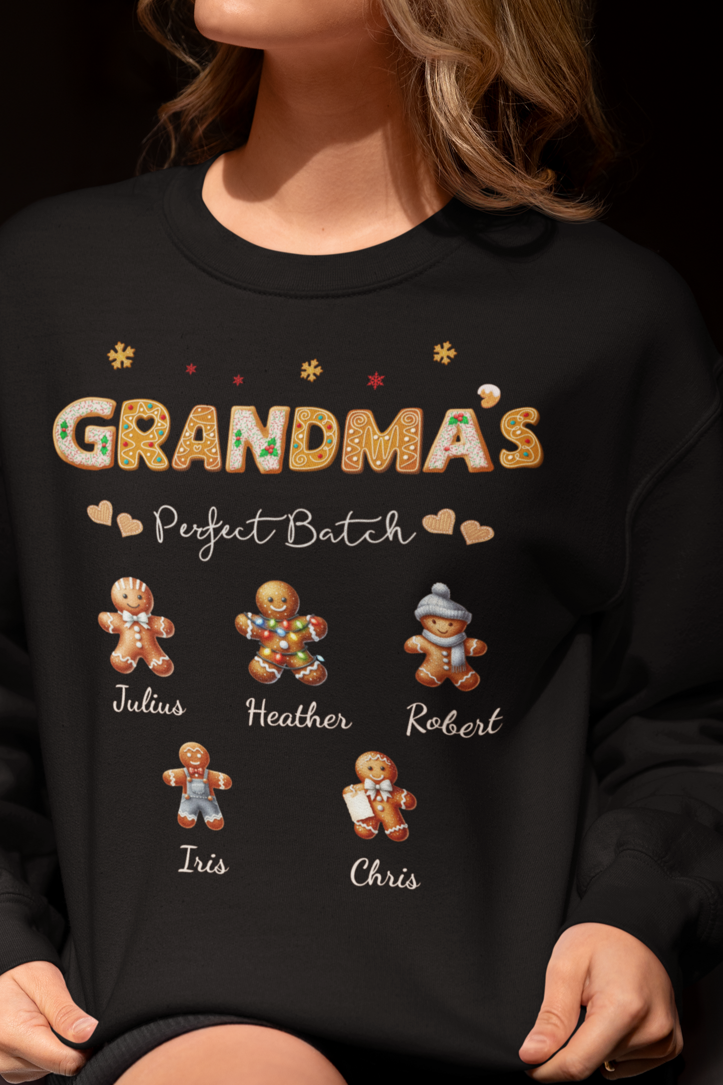 Grandma’s Perfect Batch Personalized Crewneck Sweatshirt